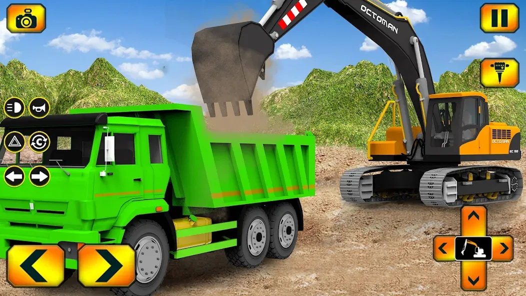 Sand Excavator Simulator Games  [МОД Меню] Screenshot 1