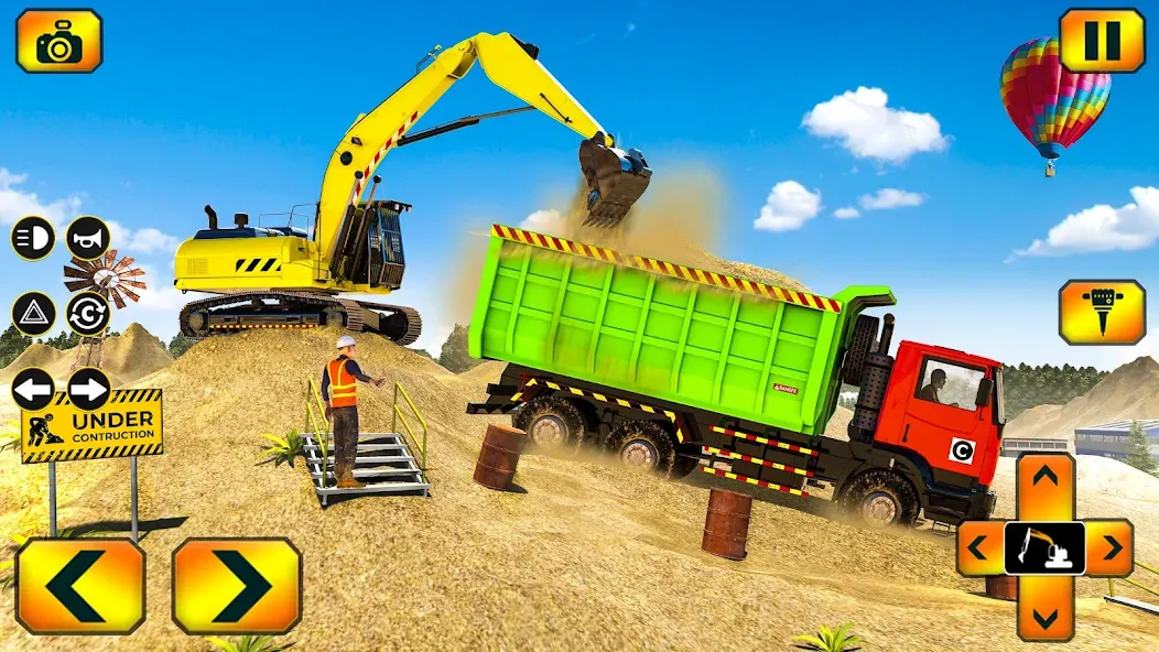 Sand Excavator Simulator Games  [МОД Меню] Screenshot 5