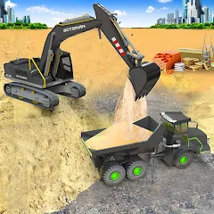 Взлом Sand Excavator Simulator Games  [МОД Меню] - полная версия apk на Андроид