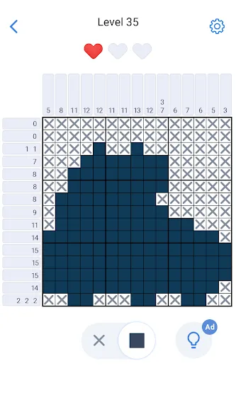 Pixel Art: Logic Nonogram (Пиксельное искусство головоломка)  [МОД Много монет] Screenshot 4