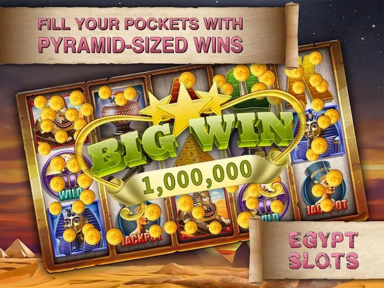 Egypt Slots Casino Machines (Египетские игровые автоматы казино)  [МОД Menu] Screenshot 4