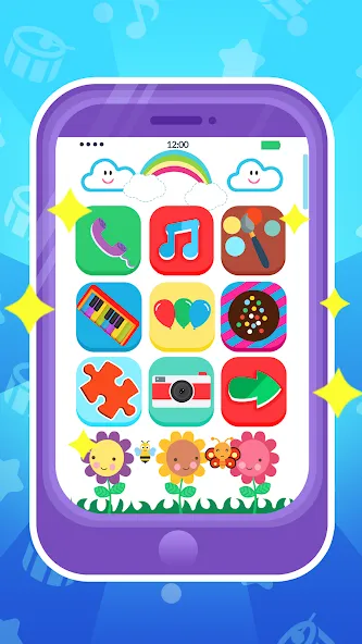 Baby Phone: Toddler Games (Беби Фон)  [МОД Все открыто] Screenshot 1