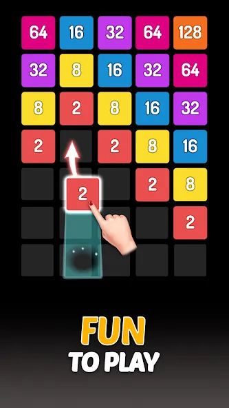 X2 Blocks - 2048 Number Game (Блоки)  [МОД Menu] Screenshot 1