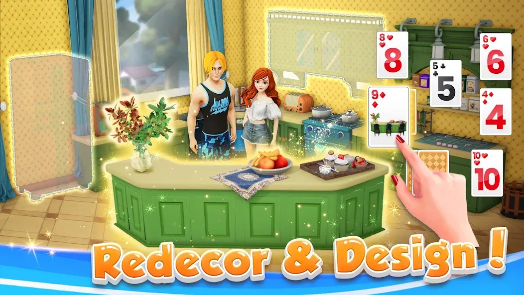 Solitaire Home Design (Солитер Хоум Дизайн)  [МОД Mega Pack] Screenshot 3