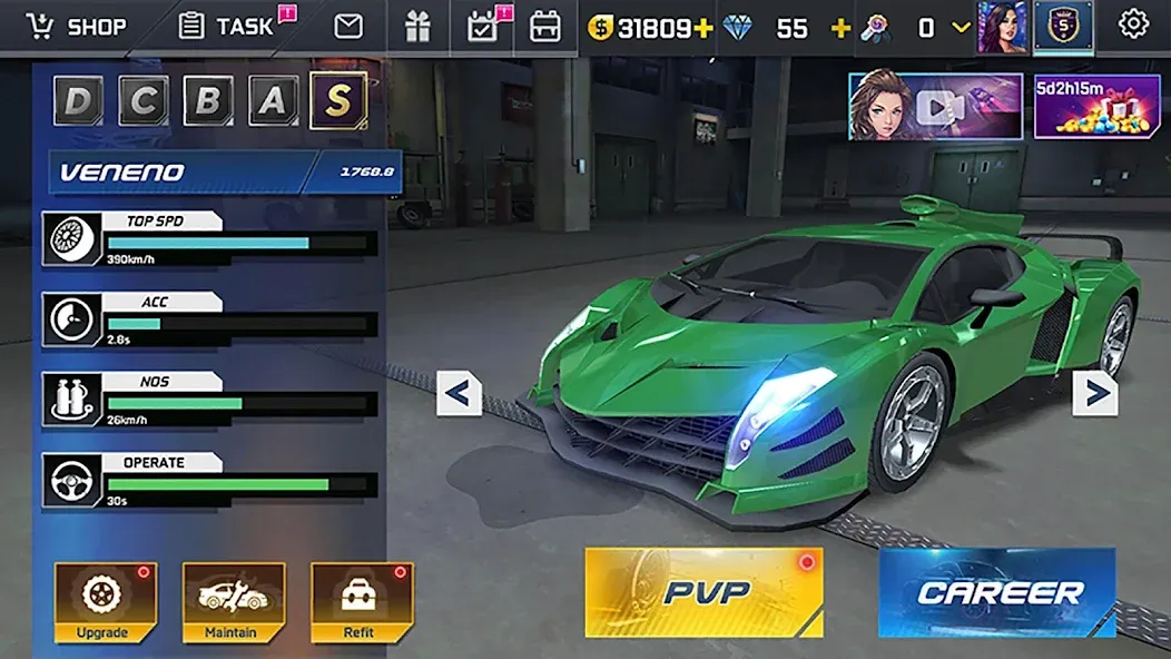 Street Racing HD (Стрит Рейсинг ХД)  [МОД Бесконечные монеты] Screenshot 2