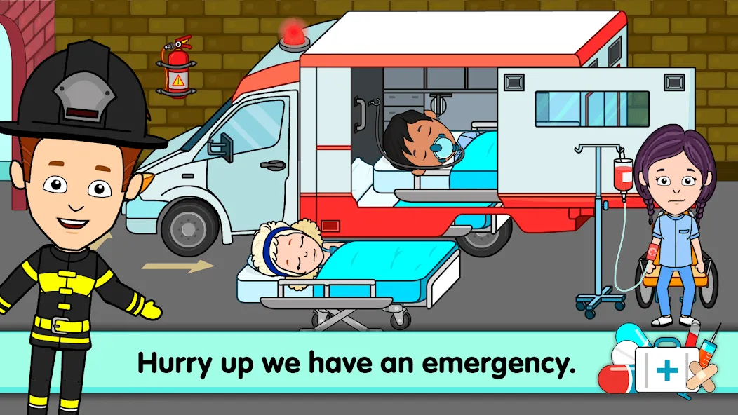 My Hospital Town Doctor Games  [МОД Все открыто] Screenshot 1