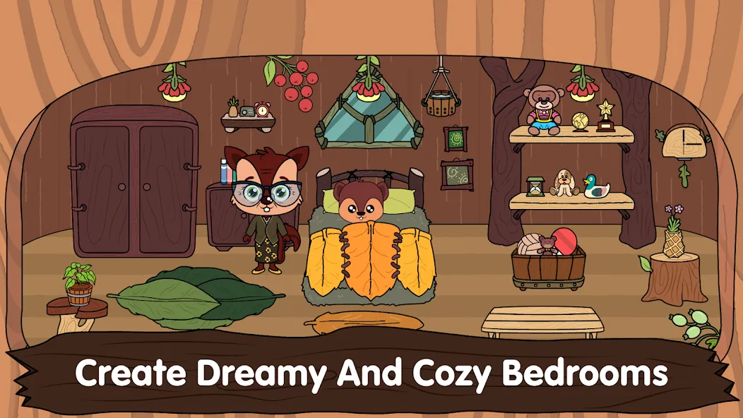 Animal Town - My Squirrel Home  [МОД Unlocked] Screenshot 2