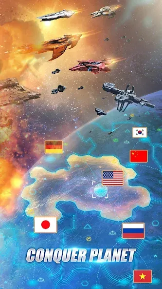 Galaxy Battleship (Гэлакси Батлшип)  [МОД Много денег] Screenshot 4