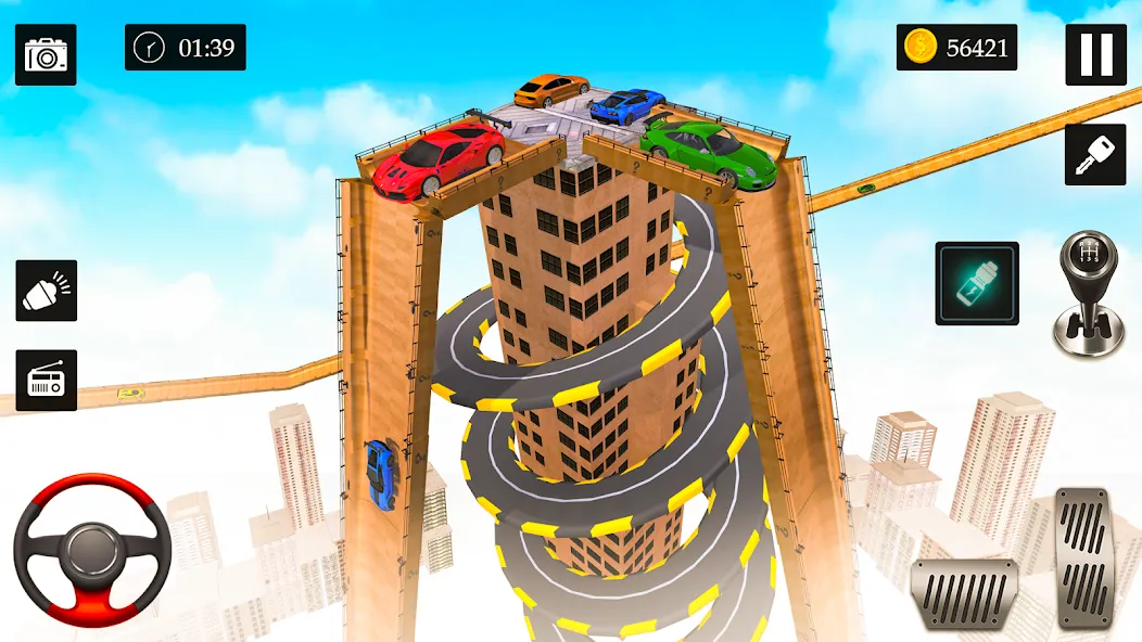 Ramp Car Stunt Racing Game (Крейзи Кар Стантс)  [МОД Unlocked] Screenshot 1