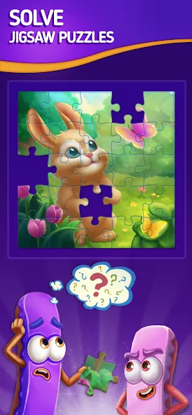 Jigsaw Puzzle by Jolly Battle (Джигсоу Пазл от Джолли Батл)  [МОД Menu] Screenshot 1