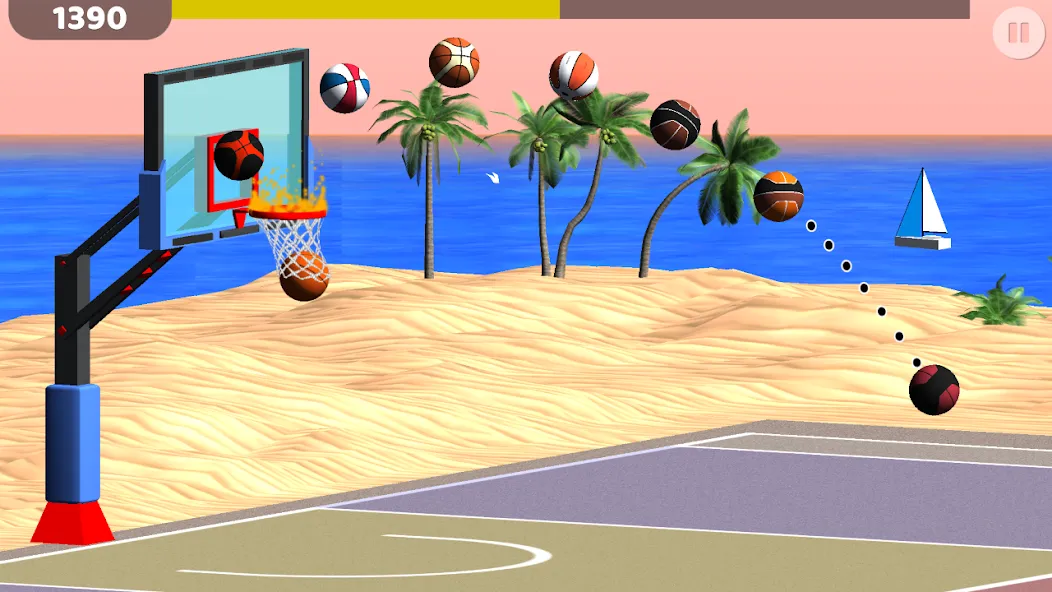 Basketball: Shooting Hoops  [МОД Бесконечные деньги] Screenshot 2