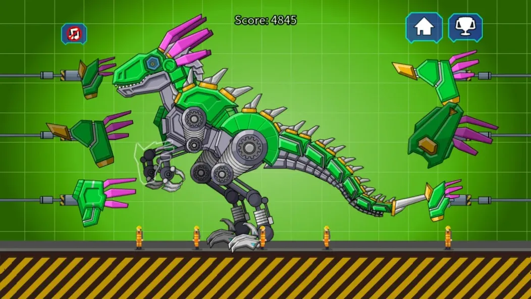 Velociraptor Rex Dino Robot (Велоцираптор Рекс Дино Робот)  [МОД Много денег] Screenshot 1