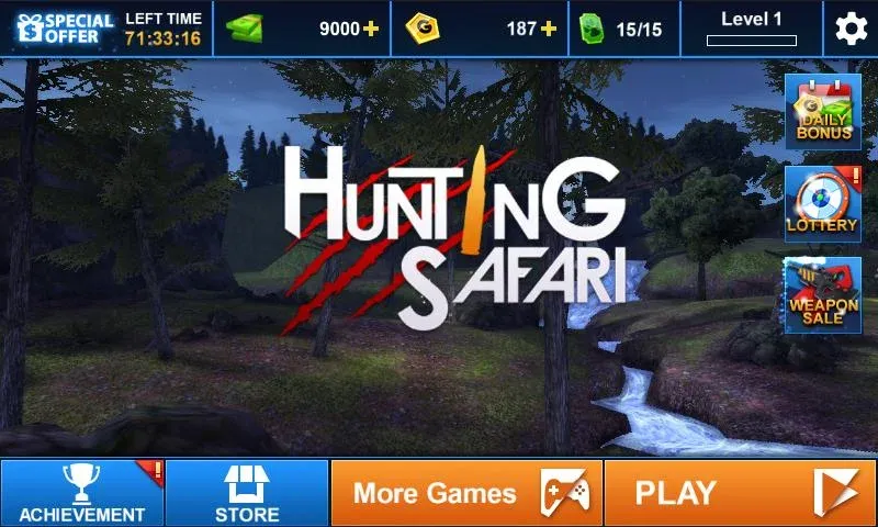 Hunting Safari 3D  [МОД Бесконечные монеты] Screenshot 4