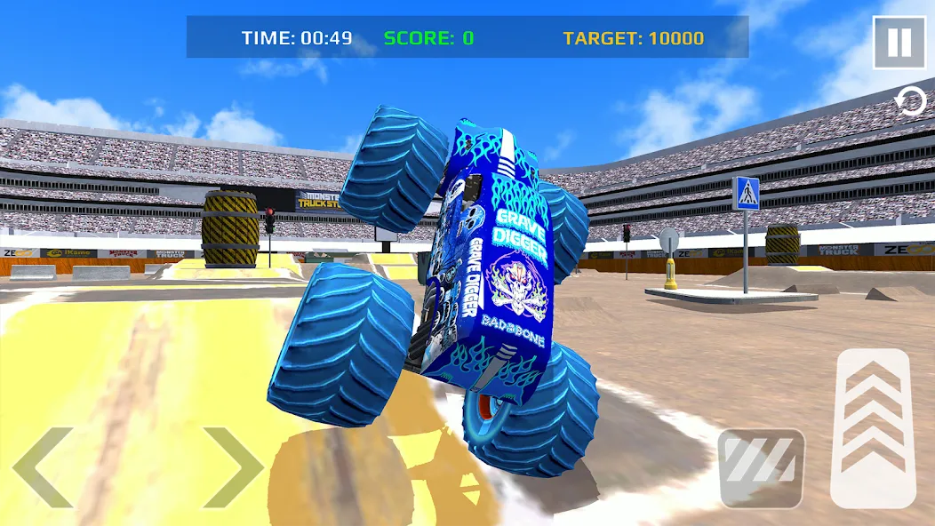 Car Games: Monster Truck Stunt (Монстртрак стант)  [МОД Unlimited Money] Screenshot 3