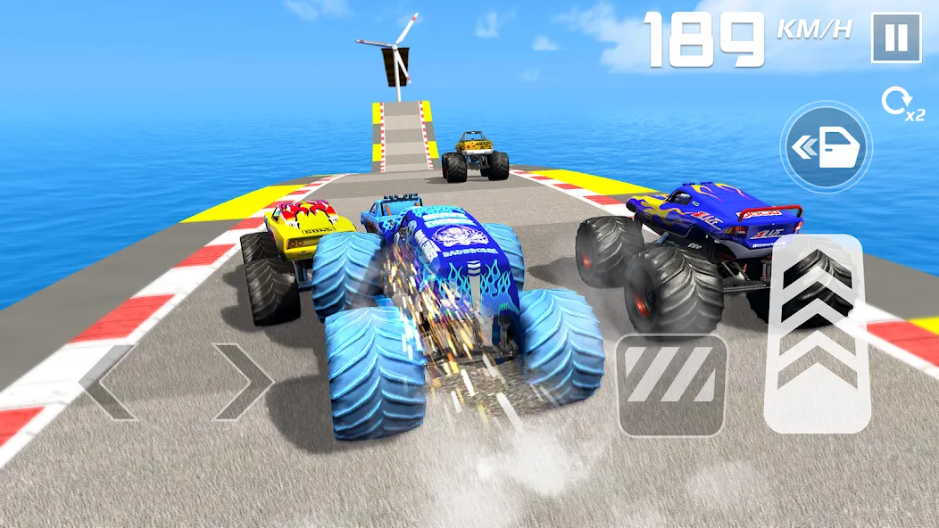 Car Games: Monster Truck Stunt (Монстртрак стант)  [МОД Unlimited Money] Screenshot 5