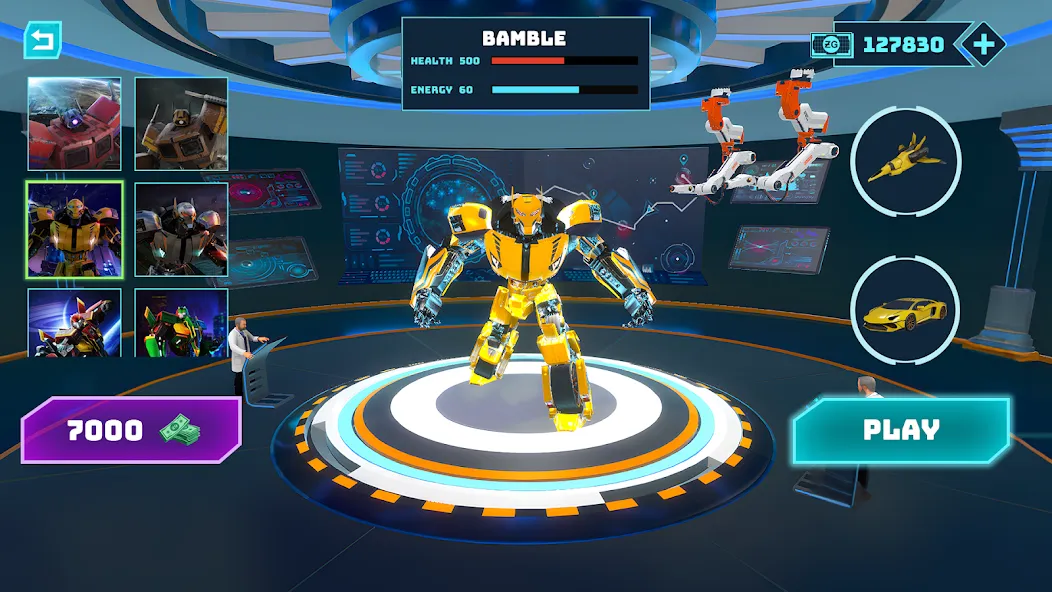 Robot Game: Transform & Fight (Робот Игра Трансформация Автомобиля)  [МОД Unlimited Money] Screenshot 5