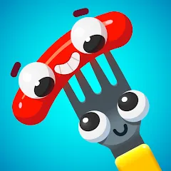 Взлом Fork N Sausage (Форк энд Сосидж)  [МОД Бесконечные монеты] - стабильная версия apk на Андроид