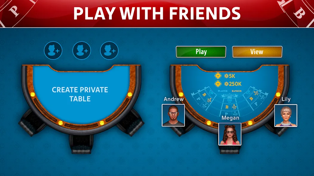 Baccarat Online: Baccarist  [МОД Много монет] Screenshot 4