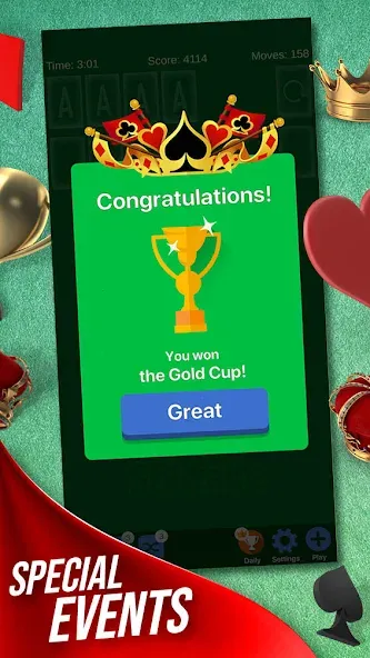 Solitaire + Card Game by Zynga  [МОД Mega Pack] Screenshot 3