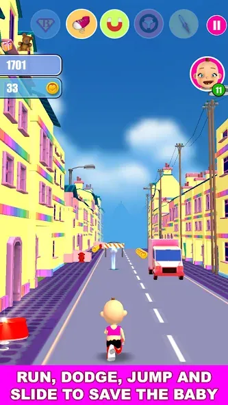 Baby Run The Babysitter Escape  [МОД Menu] Screenshot 1