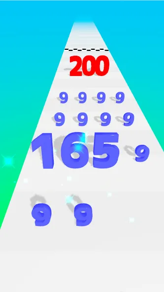 Number Master: Run and merge (Намбер Мастер)  [МОД Много монет] Screenshot 4