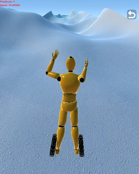 Mannequin Downhill (Мэнекен Даунхилл)  [МОД Бесконечные монеты] Screenshot 1