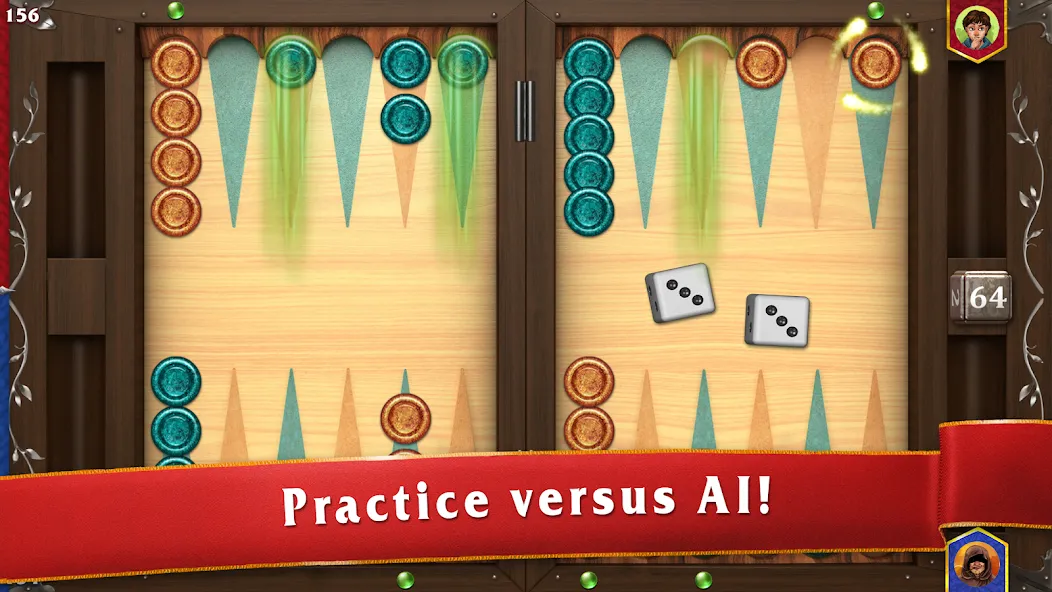 Backgammon Masters  [МОД Меню] Screenshot 3