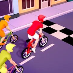 Скачать взломанную Bike Rush (Байк Раш)  [МОД Mega Pack] - полная версия apk на Андроид