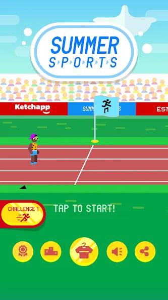 Ketchapp Summer Sports (Кетчапп Летний Спорт)  [МОД Unlimited Money] Screenshot 5