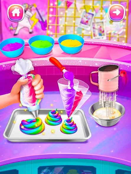 Girl Games: Unicorn Cooking  [МОД Меню] Screenshot 2