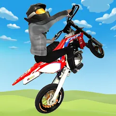 Скачать взлом Wheelie King 5 (Уили Кинг 5)  [МОД Mega Pack] - стабильная версия apk на Андроид