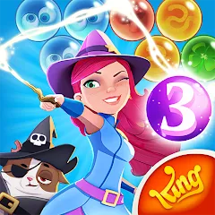 Взломанная Bubble Witch 3 Saga (Бабл Витч 3 Сага)  [МОД Бесконечные деньги] - последняя версия apk на Андроид