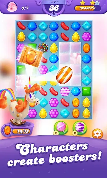 Candy Crush Friends Saga (Кенди Краш Френдс Сага)  [МОД Много монет] Screenshot 3