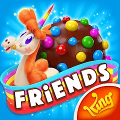 Скачать взлом Candy Crush Friends Saga (Кенди Краш Френдс Сага)  [МОД Много монет] - последняя версия apk на Андроид