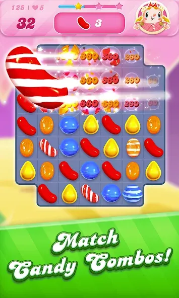 Candy Crush Saga (Кенди Краш Сага)  [МОД Меню] Screenshot 2