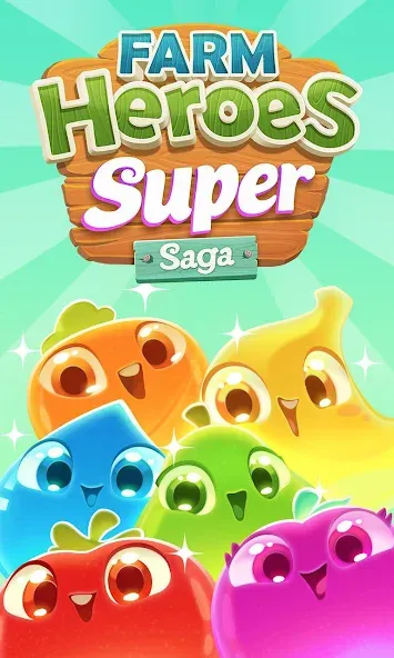 Farm Heroes Super Saga (Фарм Хероес Супер Сага)  [МОД Mega Pack] Screenshot 5