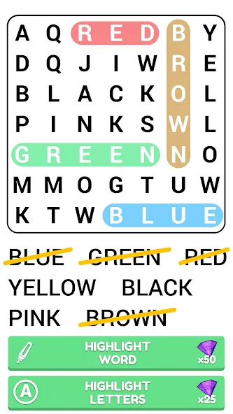 Word Search Puzzle Game  [МОД Много монет] Screenshot 2