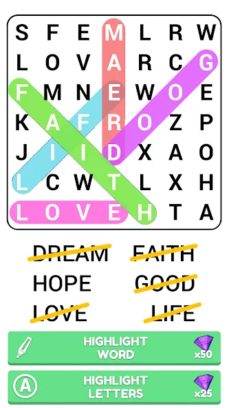 Word Search Puzzle Game  [МОД Много монет] Screenshot 3