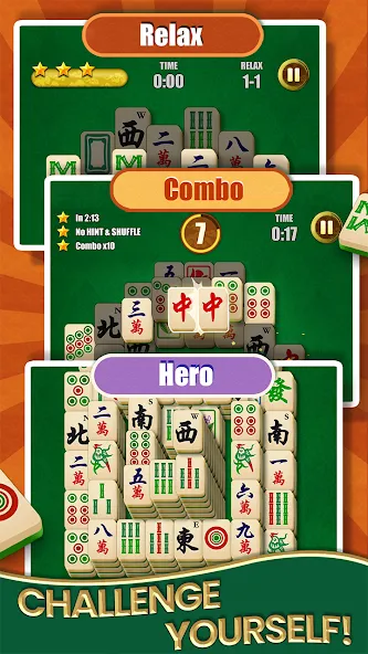 Mahjong Solitaire - Master (Маджонг Солитер)  [МОД Unlocked] Screenshot 4