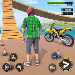 Взлом Bike Stunt : Motorcycle Game  [МОД Много монет] - полная версия apk на Андроид