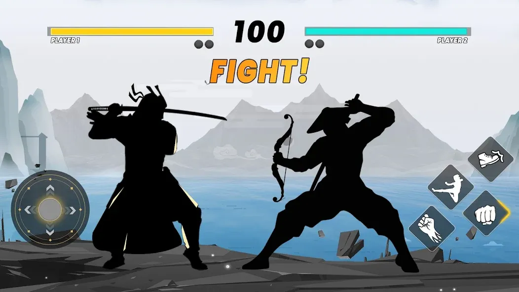 Sword Shadow Fighting Game 3D  [МОД Меню] Screenshot 1