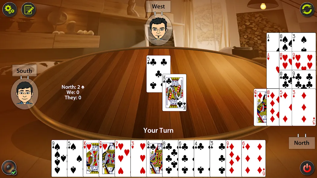 Auction Bridge & IB Card Game  [МОД Unlocked] Screenshot 2