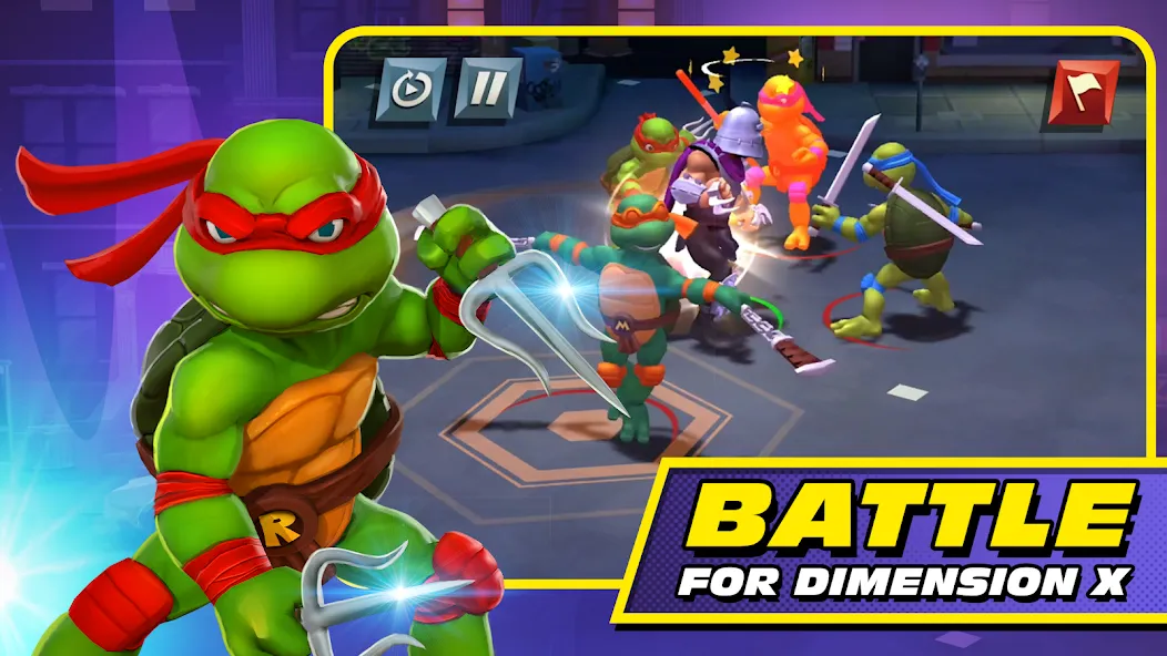 TMNT: Mutant Madness (ТМНТ)  [МОД Unlocked] Screenshot 1