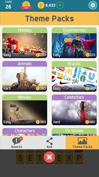 Pictoword: Fun Brain Word Game (Пиктоворд)  [МОД Unlocked] Screenshot 5