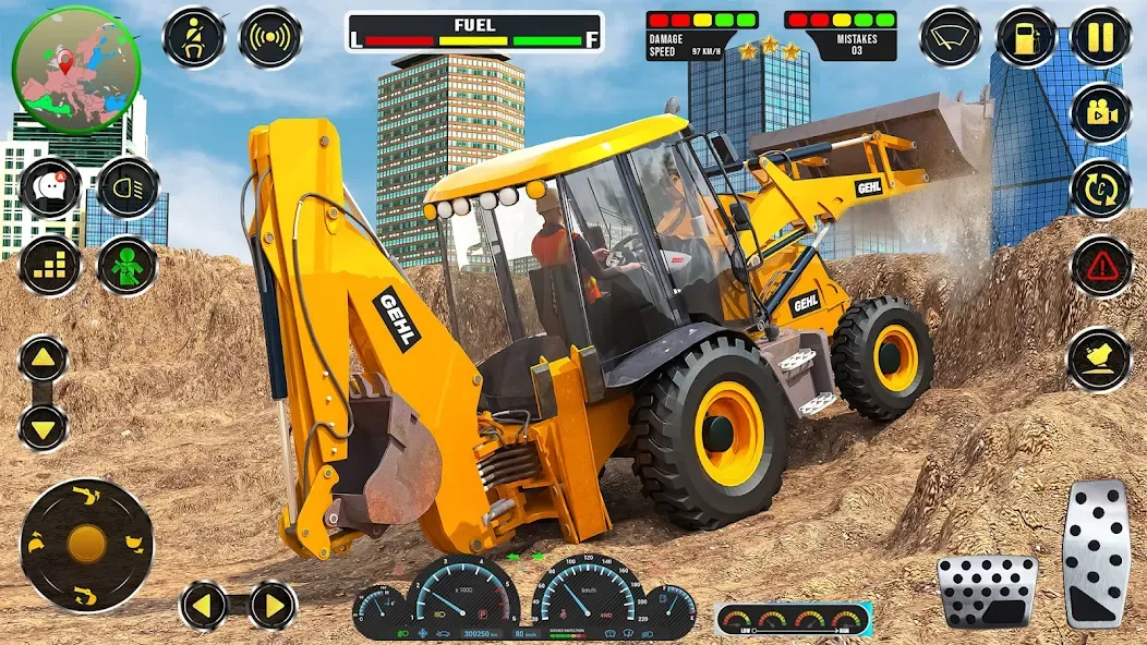 Real JCB Construction Games 3D  [МОД Mega Pack] Screenshot 5