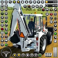 Скачать взломанную Real JCB Construction Games 3D  [МОД Mega Pack] - последняя версия apk на Андроид