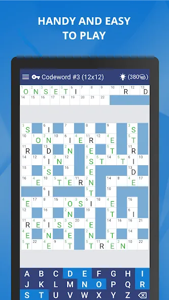 Keywords — Codeword Puzzle  [МОД Меню] Screenshot 1