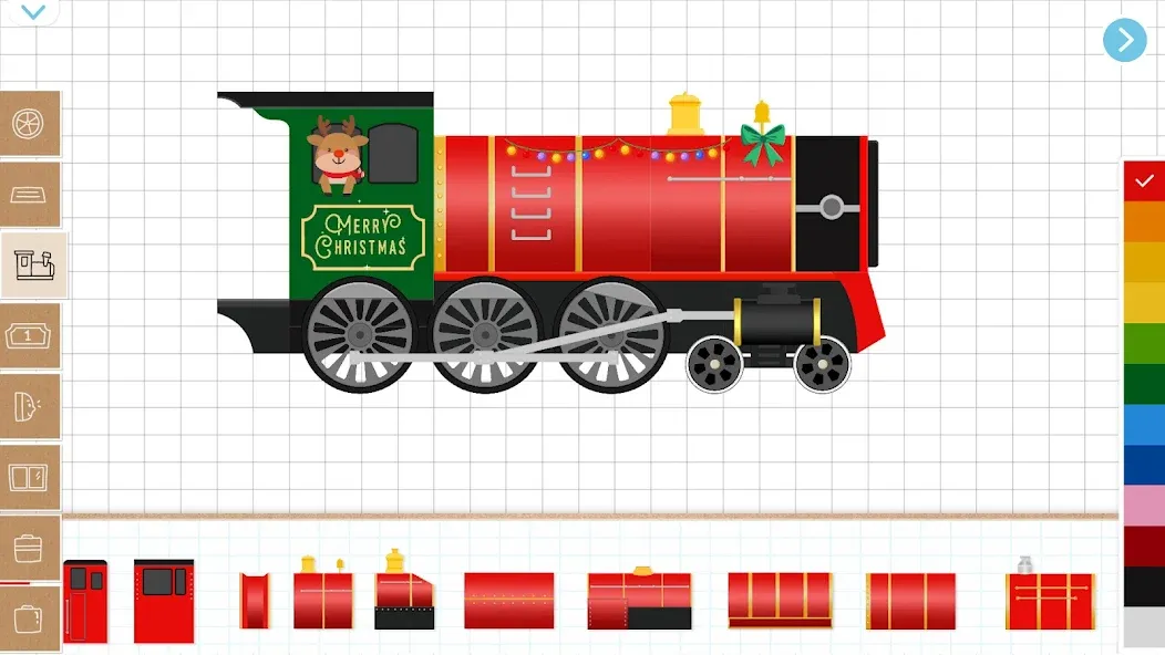 Christmas Train Game For Kids  [МОД Меню] Screenshot 2