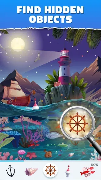 Bright Objects - Hidden Object  [МОД Unlocked] Screenshot 1