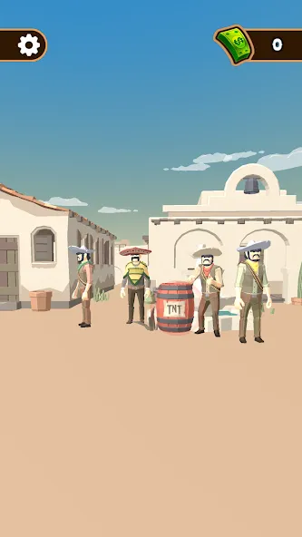 Western Cowboy: Shooting Game (Вестерн Каубой)  [МОД Много денег] Screenshot 2